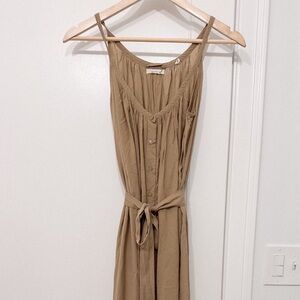 Khaki Cotton Doen Dress size XS